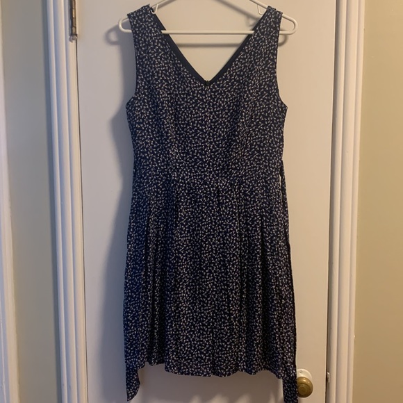 Never Worn/Perfect Condition Sm Wardrobe dress - Navy with pink/white design - Picture 3 of 7